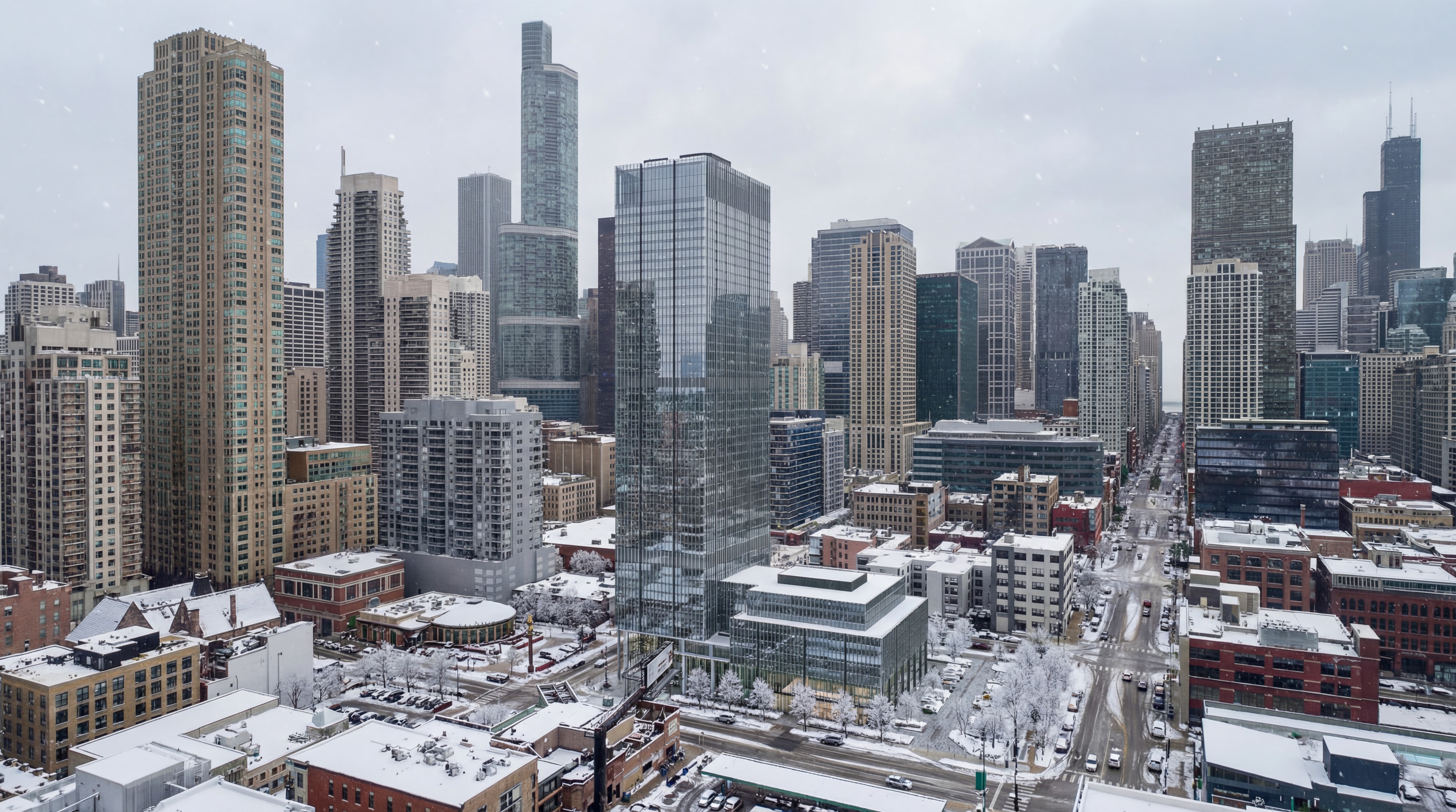 Photorealistic office building