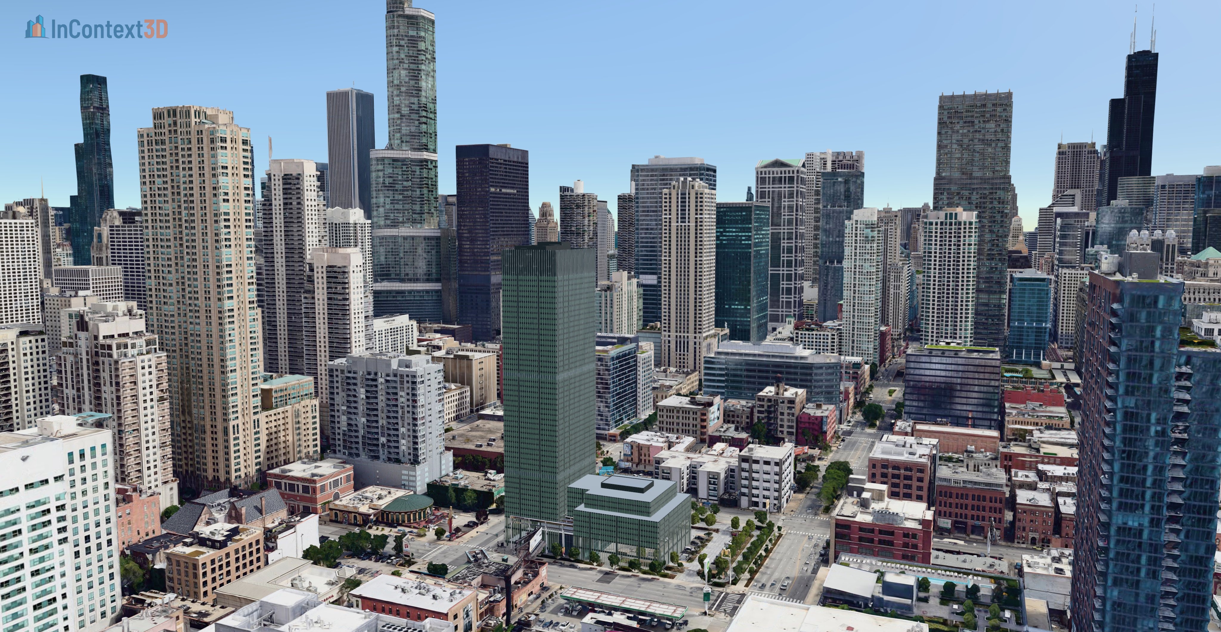 3D office building model