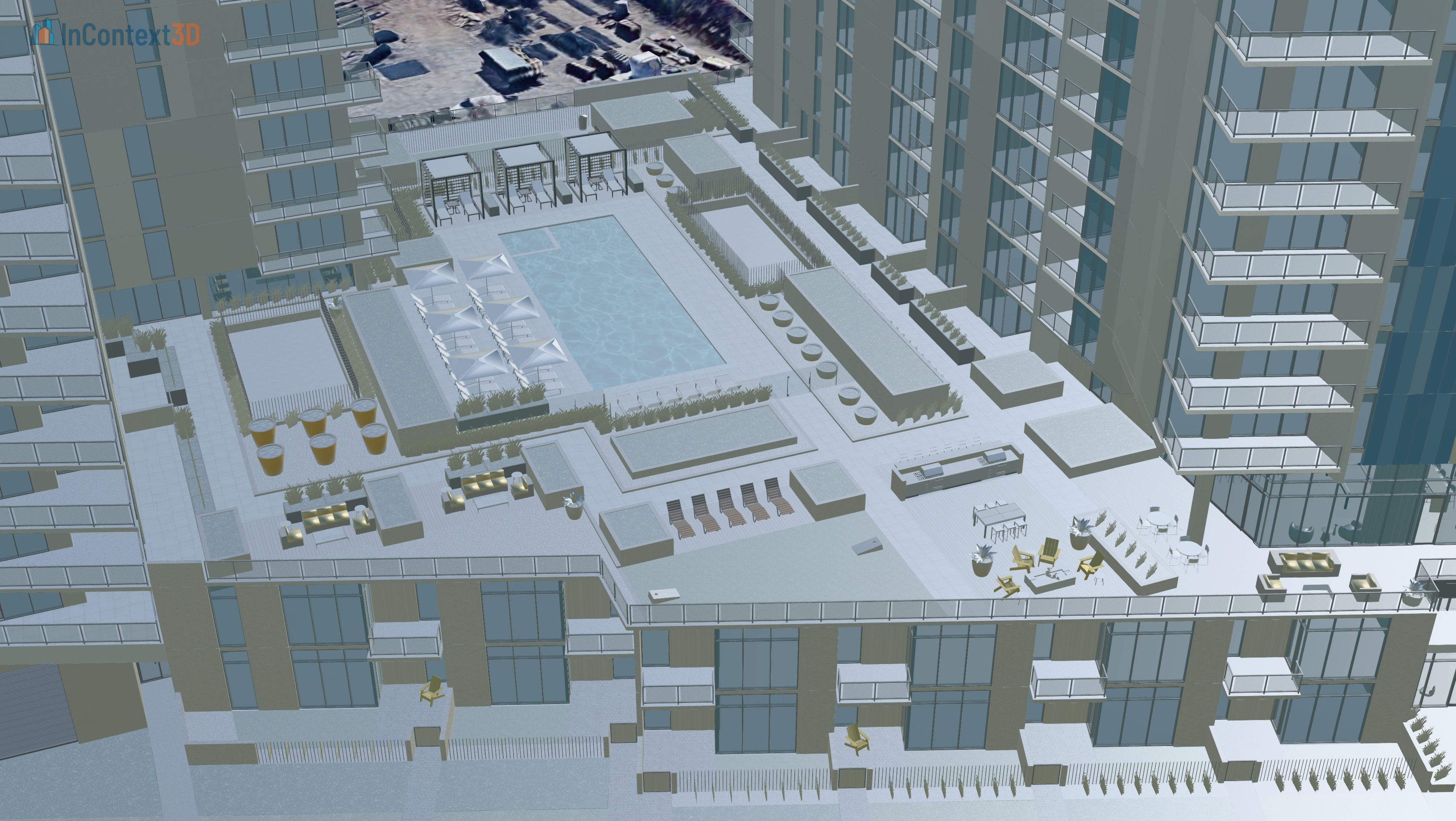 3D retail building model